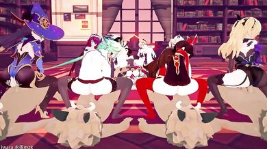 Watch this hot anime porn video to see sexy girls getting wild in a party!