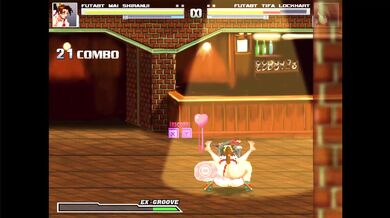 The Futa Shadow Demon, Mai Shiranui and Tifa Lockhart enter a secret world of Futa onn y sex adventure