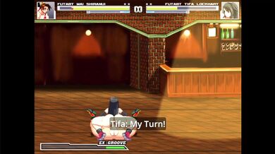 The Futa Shadow Demon, Mai Shiranui and Tifa Lockhart enter a secret world of Futa onn y sex adventure