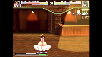 The Futa Shadow Demon, Mai Shiranui and Tifa Lockhart enter a secret world of Futa onn y sex adventure