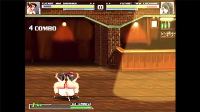 The Futa Shadow Demon, Mai Shiranui and Tifa Lockhart enter a secret world of Futa onn y sex adventure