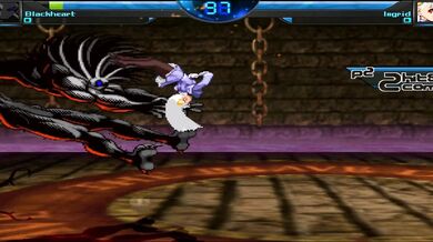 Megane, the legendary warrior, meets Ingrid, the seductress queen in a fierce battle of seduction and pleasure