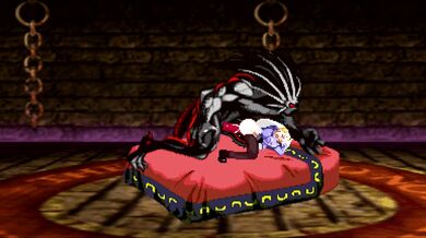 Megane, the legendary warrior, meets Ingrid, the seductress queen in a fierce battle of seduction and pleasure