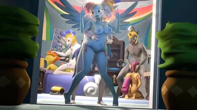 The Secret Garden: The Nymphs of Pegasus and their Orgy, featuring froggy fun!