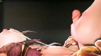 The Tale of Two Futa Cocks: Ivys Paizuri Service