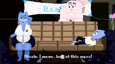 Nicole Watterson gets pregnant with Gumballs baby in a hot 4K porn video