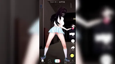 Miku and Lily in Manisan Kiss TikTok, where the two innocent girls exploring their sexuality through kissing each other