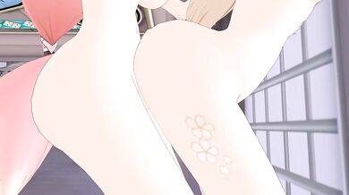 Sexy Kirara the Futanari Miko Gets Fully Devoured by Big Dong