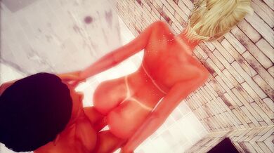 ODETTE AND VALLETTE IN THE SHOWER GETTING DIRTY