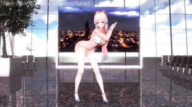 MMD Kokomi from Genshin Impact by TENET - An erotic adventure in a mystical world!
