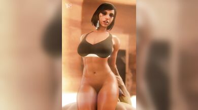 Pharahs workout got her worked up, so she needed to cool off The shower was her escape from the sweat and heat of training