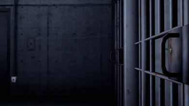 Watch as a human man in a hood has rough sex with an orc woman