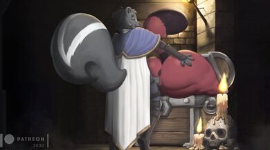 Sexy Witches Cast Spells on Huge Cock Inside Treasure Chest