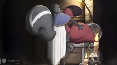 Sexy Witches Cast Spells on Huge Cock Inside Treasure Chest