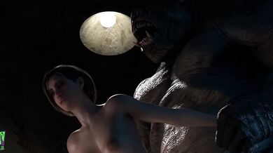 Joe, a beastly man, has sex with Jill and her monstrous lover