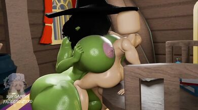 Watch the sexiest animation featuring a witch casting spells in this magical XXX porn video!