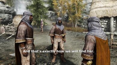 Redguard, Redguard, oh my! Watch as our protagonist chases after a sexy redguard lady in the land of Skyrim