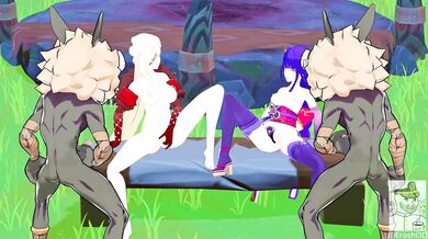 The Mistress/Samurai Raiden - Hilichurls Shrine of Lust