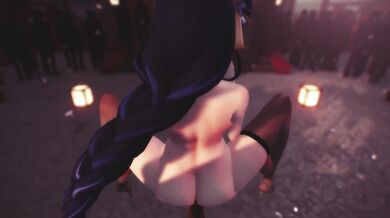 The epic sex battle between the two beautiful warriors, Yae and Miko!