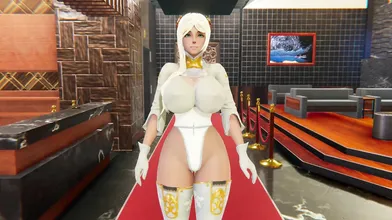 Watch as Commander White from Nier Automata gets completely filled up by a group of horny aliens in this erotic hentai porn video!