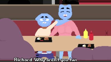 In the virtual reality world, the Wattersons get into some steamy action with their favorite anime characters