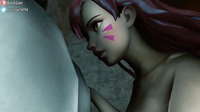 Overwatchs DVa Enjoys a Futa Fuck and Delicious Fart Eating with Lady Dimetrescu