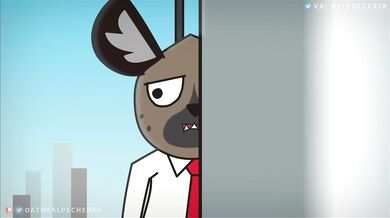 Watch as Retsuko gets fucked by her boss in the office, only to be caught in the act by her coworkers who then join in on the fun