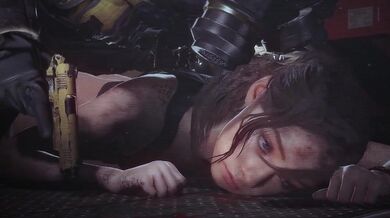 Hunk hunts down Claire in this raunchy porn scene!