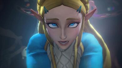 A hot, nerdy girl named Zelda has her sweet ass used by a group of savage Bokoblins