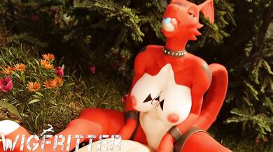 Sexual Relief for the Ultimate Digimon Trainer - Guilmon Cowgirl with Wigfitter!