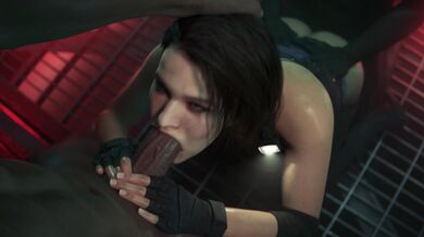 Sexy Librarian Jill Valentine Gets Spit Roasted by the BBC in 4K Porn Video