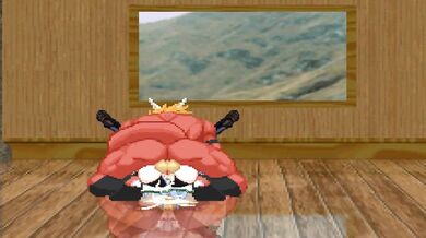 Mugens of all sizes gather to watch Scalie and Mating Press mate in a wild display of sexual dominance