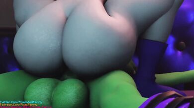 Beauty and the Beast - The Raven and the Gals Ass Jiggle Obsession