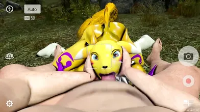 Renamon POV: The Naughty Kitten and the Mature Fox 5 Loop