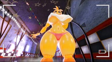 A horny chicken is standing at the door, ready to play with Pinchibird