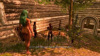 Sexy Elf Thief Gets Caught by Master Wizard in Skyrim Mod Playthrough - Part 14