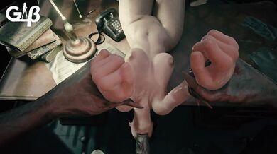 Watch Jill get face-fucked from a POV perspective in this hentai porn video