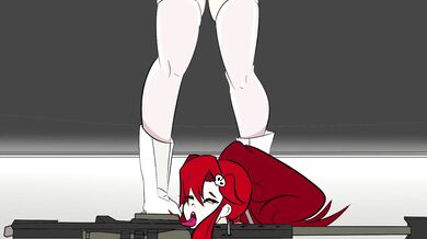 The Giant Gendo Lagann With Chalk In His Ass