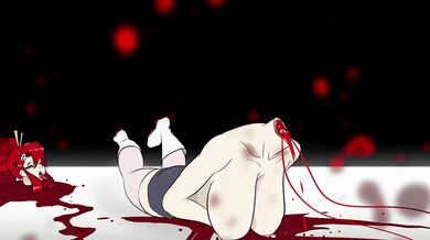 The Giant Gendo Lagann With Chalk In His Ass