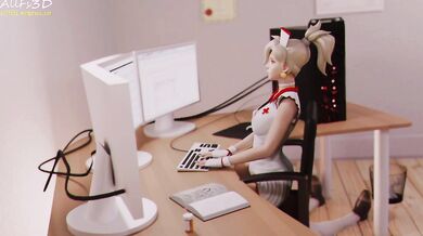 Nurse Mercys tired feet - Allfy3D