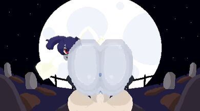 A gorgeous girl with big eyes gets fucked by a handsome man on the bedroom floor