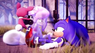 Hentai Sonic Lah Handjob Gets Gangbanged by Ganondorf!