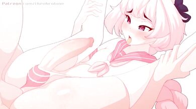 The sexy anal adventures of Astolfo the Sword Saint! Watch as he takes on a whole group of buxom beauties in this steamy hentai video