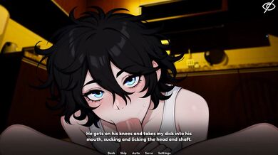 My Kinky Girlfriend and Her Femboy Roommate - The Ultimate Threesome in the Kitchen