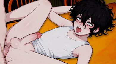 My Kinky Girlfriend and Her Femboy Roommate - The Ultimate Threesome in the Kitchen