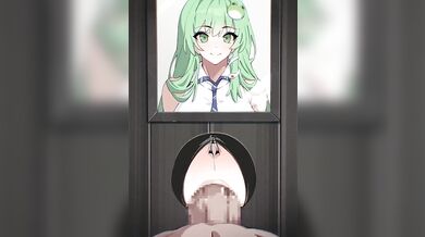 Watch as Sanae Kochiya from Touhou and Buckethead Ero have an erotic encounter that will leave you breathless!