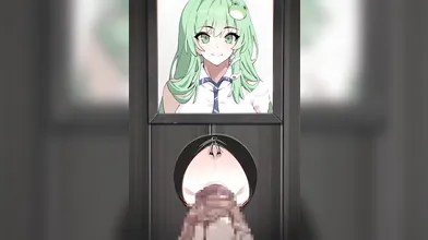 Watch as Sanae Kochiya from Touhou and Buckethead Ero have an erotic encounter that will leave you breathless!