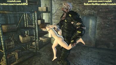 The forbidden love between the strong and independent Jill Valentine and the powerful Nemesis - Rrostek