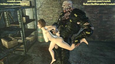 The forbidden love between the strong and independent Jill Valentine and the powerful Nemesis - Rrostek