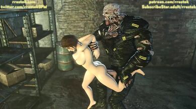 The forbidden love between the strong and independent Jill Valentine and the powerful Nemesis - Rrostek